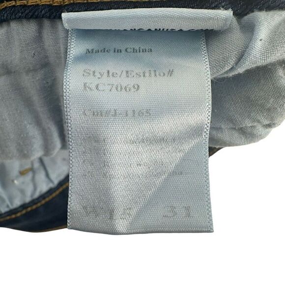 KanCan Jeans Womens Size 31 Waist Blue Stretch Denim Skinny Leg Mid Rise Classic - Picture 12 of 13